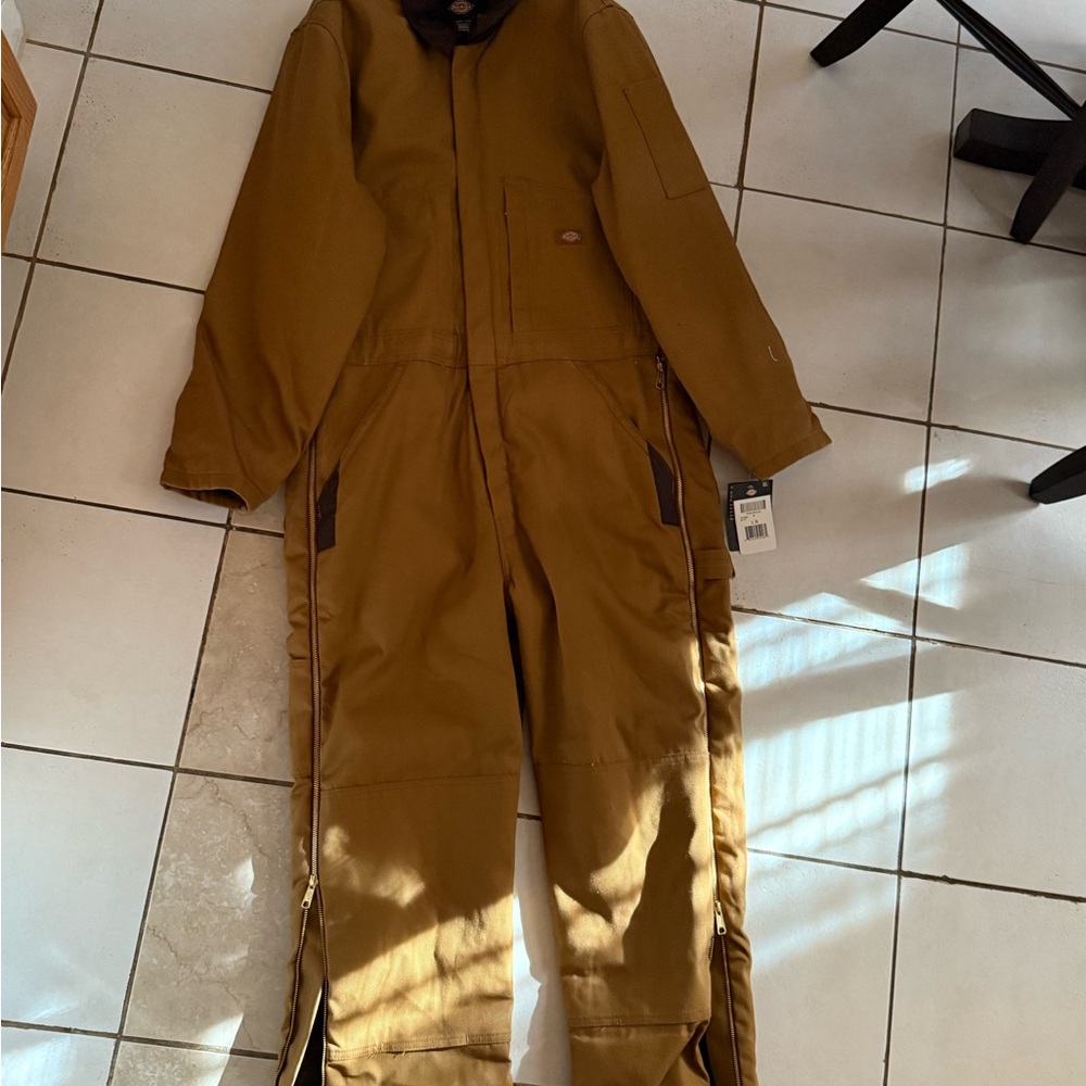 Dickies Brown Insulated Coveralls